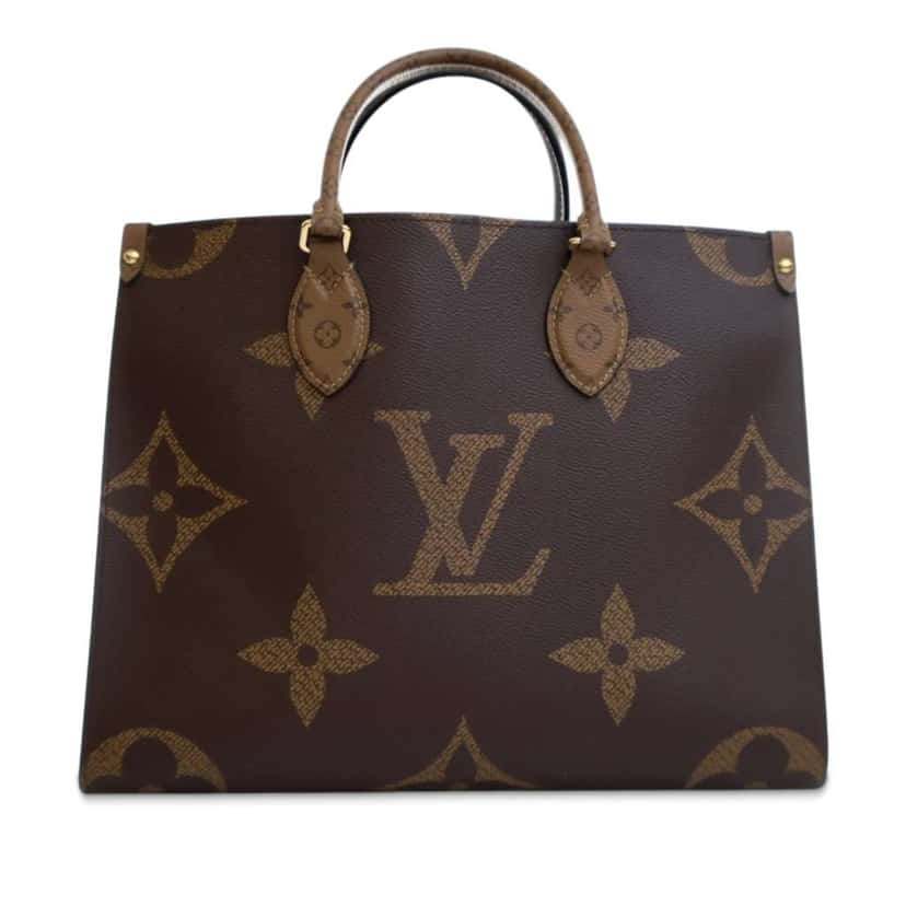 Louis Vuitton Monogram Reverse Giant OnTheGo MM Brown Good condition - Inside View