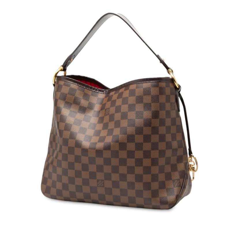 Louis Vuitton Damier Ebene Delightful PM Brown Good condition - Back View