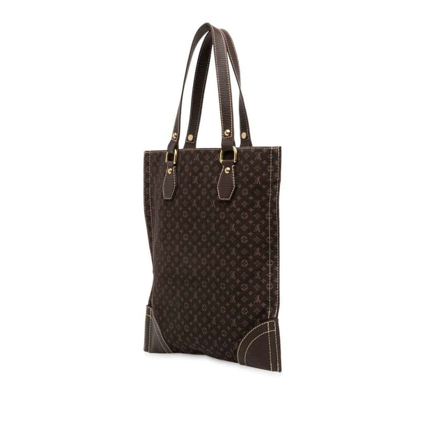 Louis Vuitton Monogram Mini Lin Cabas Tanger Brown Canvas Good condition - Back View