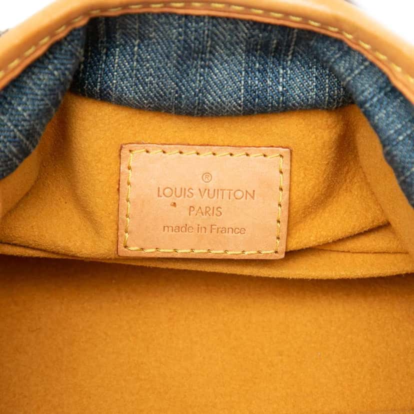 Louis Vuitton Monogram Denim Pleaty Blue Denim Good condition - Box View