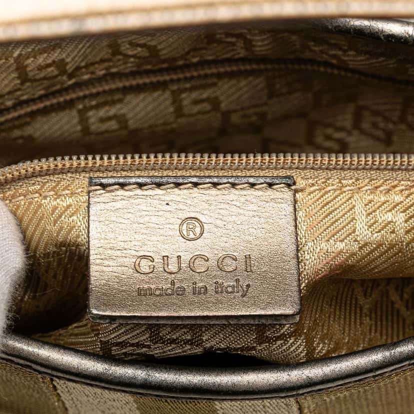 Gucci Canvas Web Jackie Shoulder Bag Brown Canvas Good condition - Box View