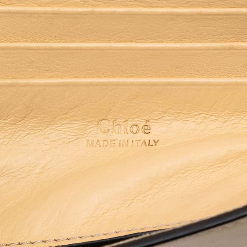 Chloé Mini Calfskin and Suede Faye Crossbody Yellow Leather Good condition - Box View