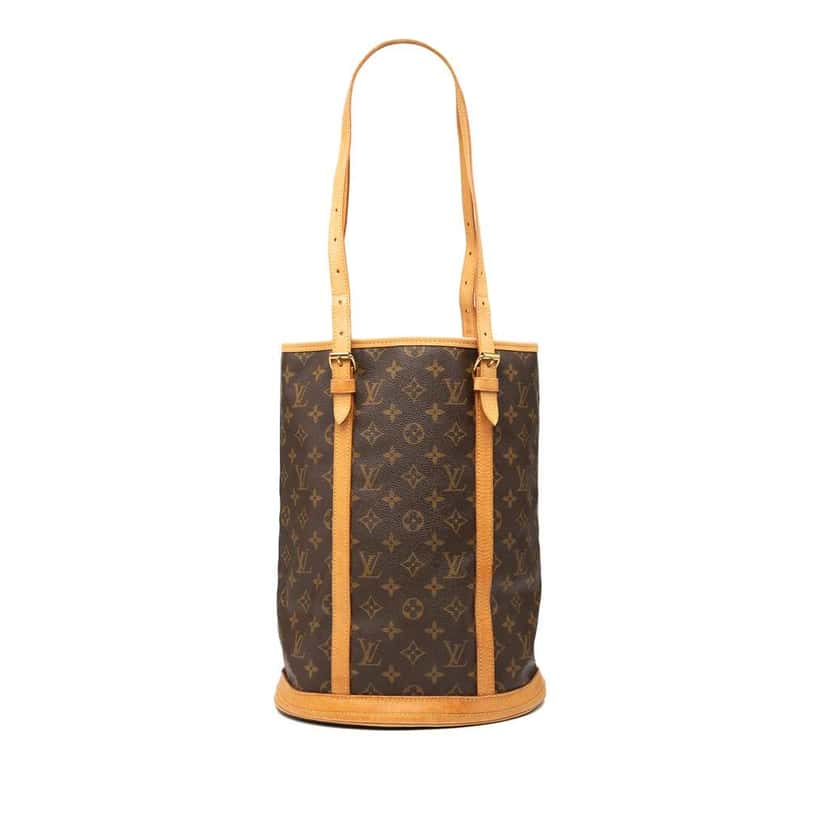 Louis Vuitton Monogram Bucket GM Brown Good condition - Front View