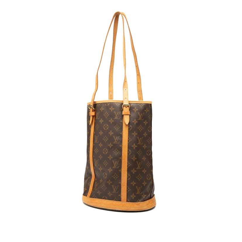 Louis Vuitton Monogram Bucket GM Brown Good condition - Back View