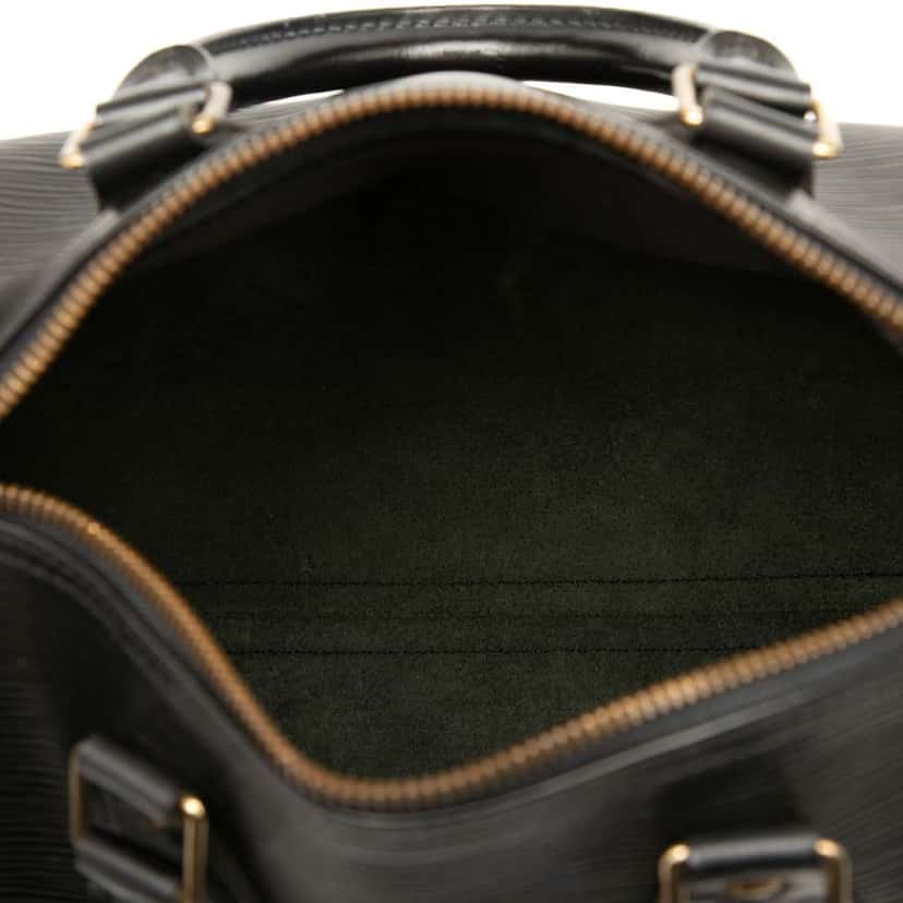 Louis Vuitton Epi Speedy 25 Black Leather Good condition - Model View