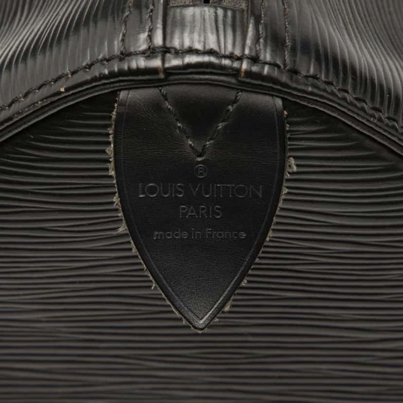 Louis Vuitton Epi Speedy 25 Black Leather Good condition - Box View