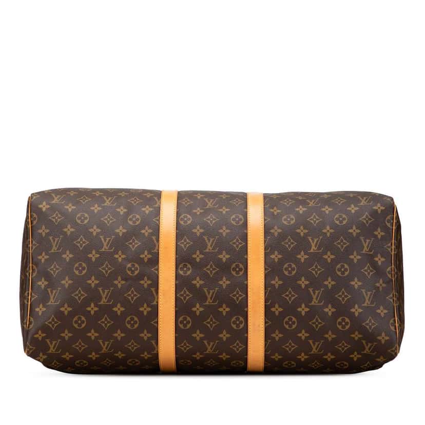 Louis Vuitton Monogram Keepall 55 Brown Good condition - Inside View