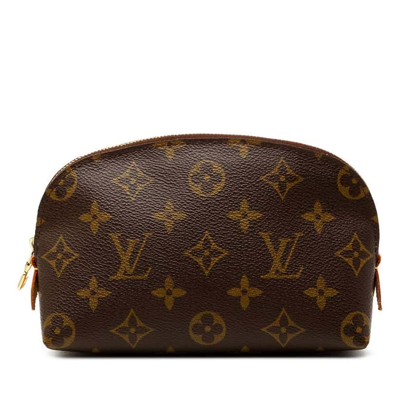 Louis Vuitton Monogram Cosmetic Pouch PM Brown Good condition - Front View