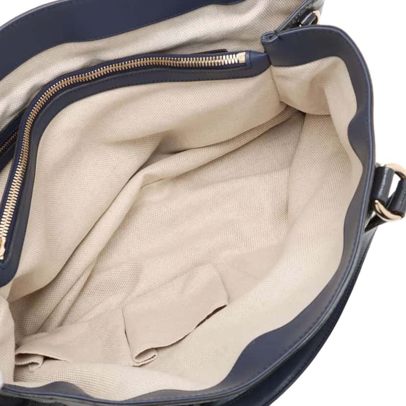 Gucci Medium Patent Soho Working Satchel Blue Leather Good condition - Box View