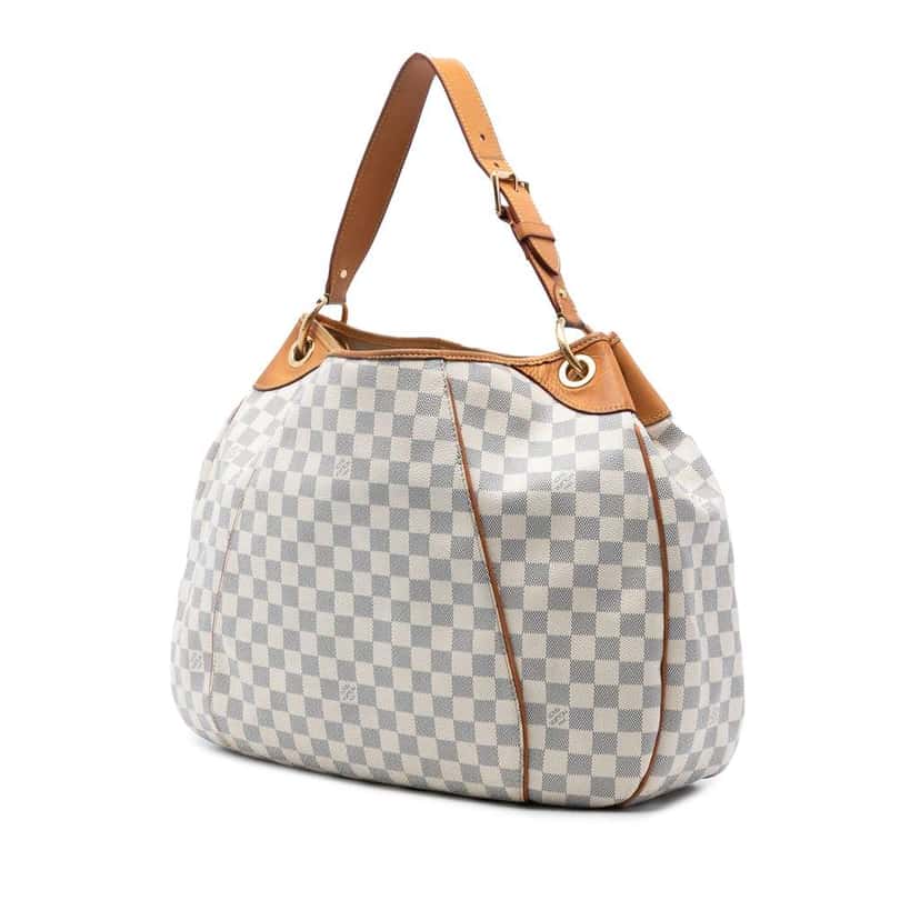 Louis Vuitton Damier Azur Galliera GM White Good condition - Back View