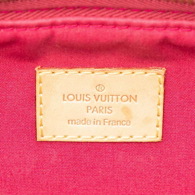 Louis Vuitton Monogram Vernis Montana Red Leather Good condition - Box View