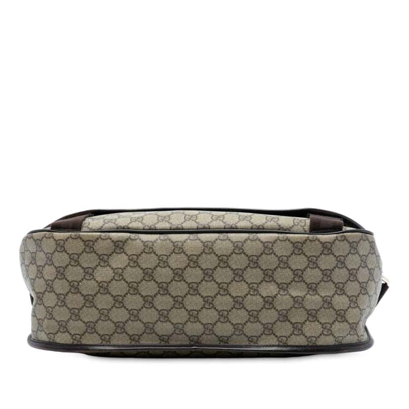 Gucci GG Supreme Messenger Bag Brown Canvas Good condition - Inside View