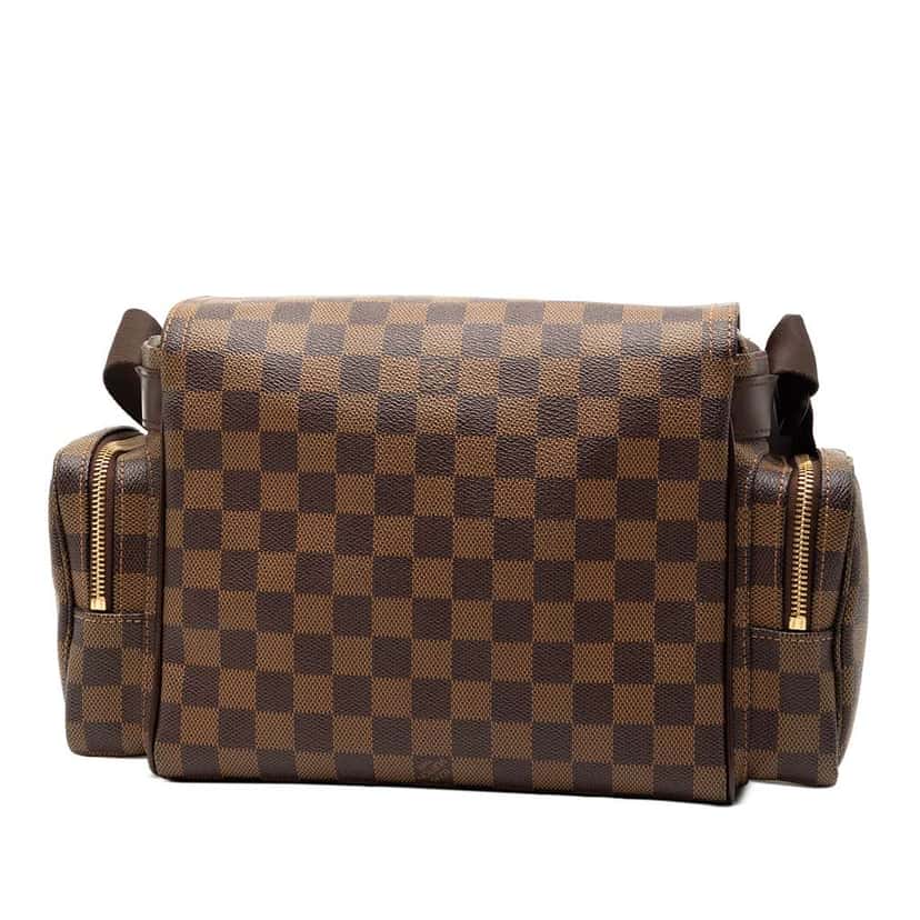 Louis Vuitton Damier Ebene Melville Reporter Brown Good condition - Back View