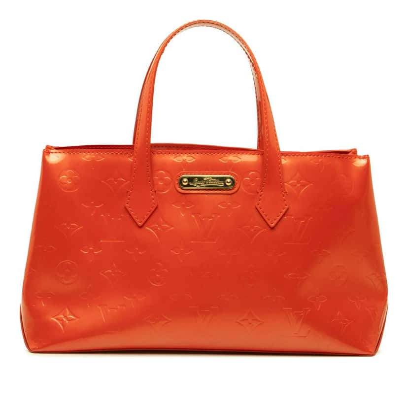 Louis Vuitton Monogram Vernis Wilshire PM Red Leather Good condition - Front View
