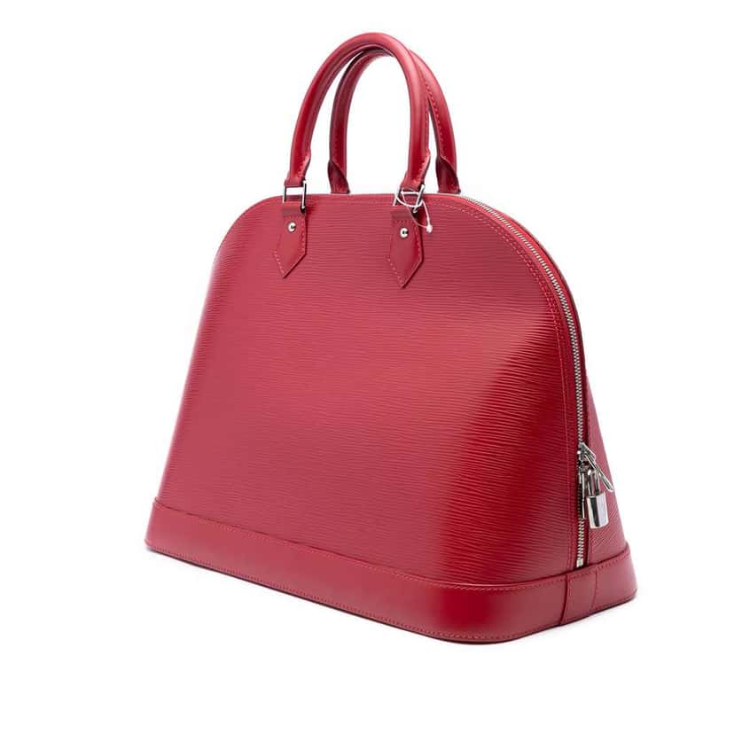 Louis Vuitton Epi Alma GM Red Leather Good condition - Back View