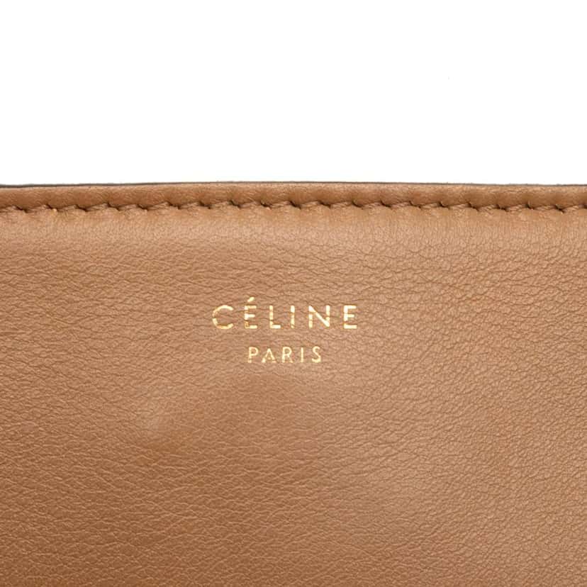 Celine Leather Frame Shoulder Bag White Leather Good condition - Box View