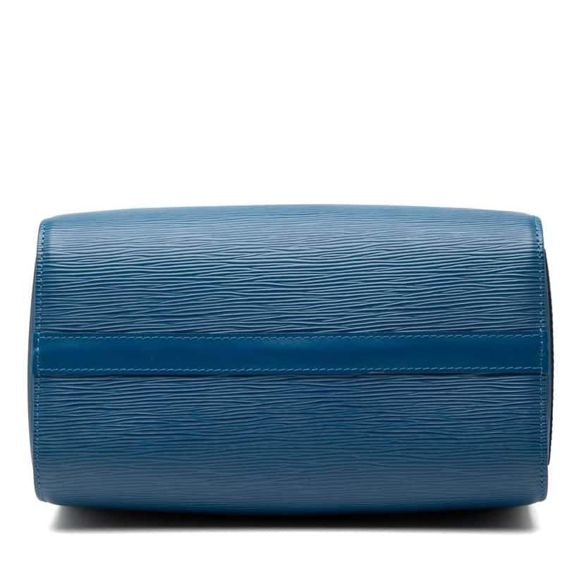 Louis Vuitton Epi Speedy 25 Blue Leather Good condition - Inside View
