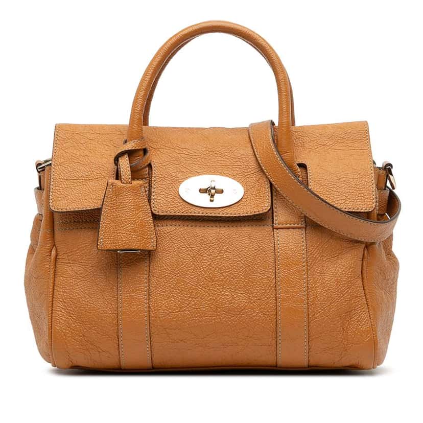 Mulberry Small Leather Bayswater Satchel Brown Leather Good condition - Front View