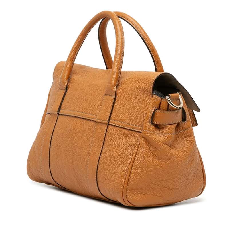 Mulberry Small Leather Bayswater Satchel Brown Leather Good condition - Back View
