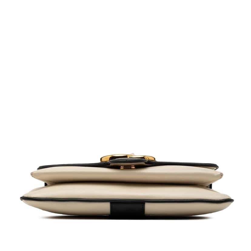 Gucci Small Bicolor Leather Arli Crossbody Brown Leather Good condition - Inside View