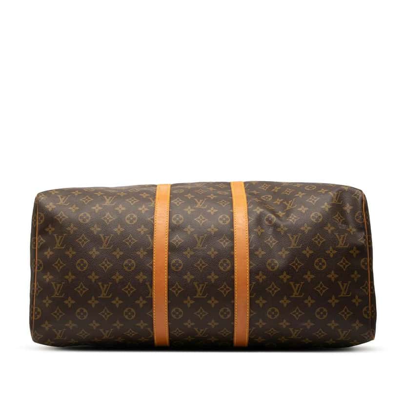Louis Vuitton Monogram Keepall 55 Brown Good condition - Inside View