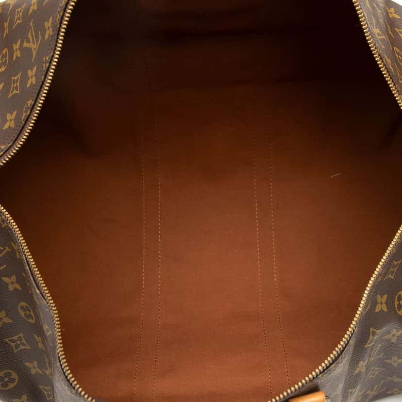 Louis Vuitton Monogram Keepall 55 Brown Good condition - Model View
