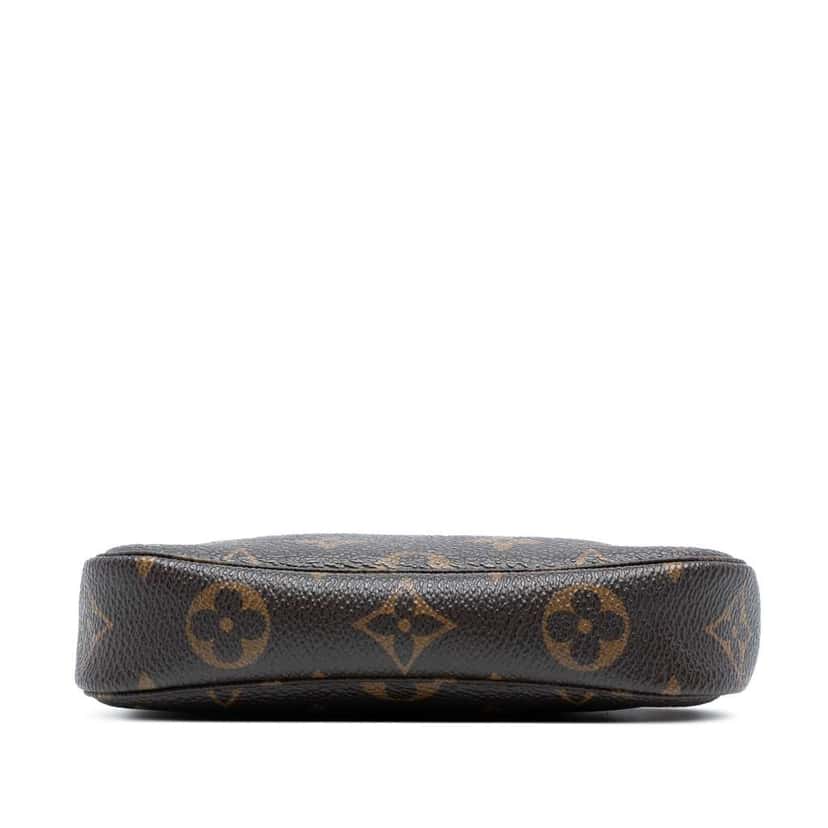 Louis Vuitton Monogram Mini Pochette Accessoires Brown Very good condition - Inside View