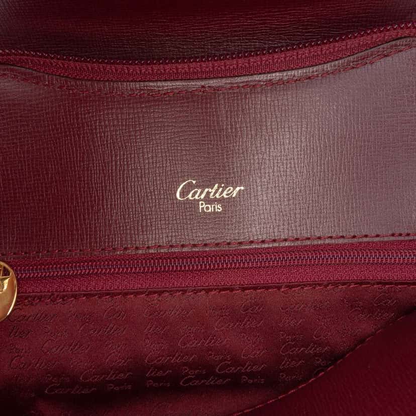 Cartier Leather Must De Cartier Backpack Red Leather Good condition - Box View