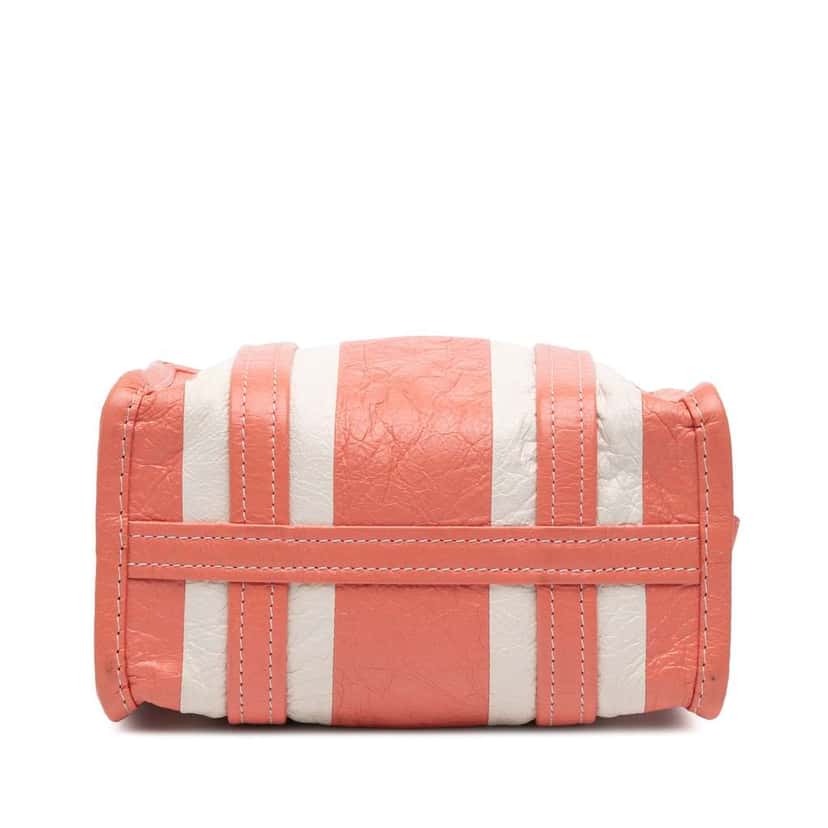 Balenciaga XS Lambskin Bazar Shopper Satchel Pink Leather Very good condition - Inside View