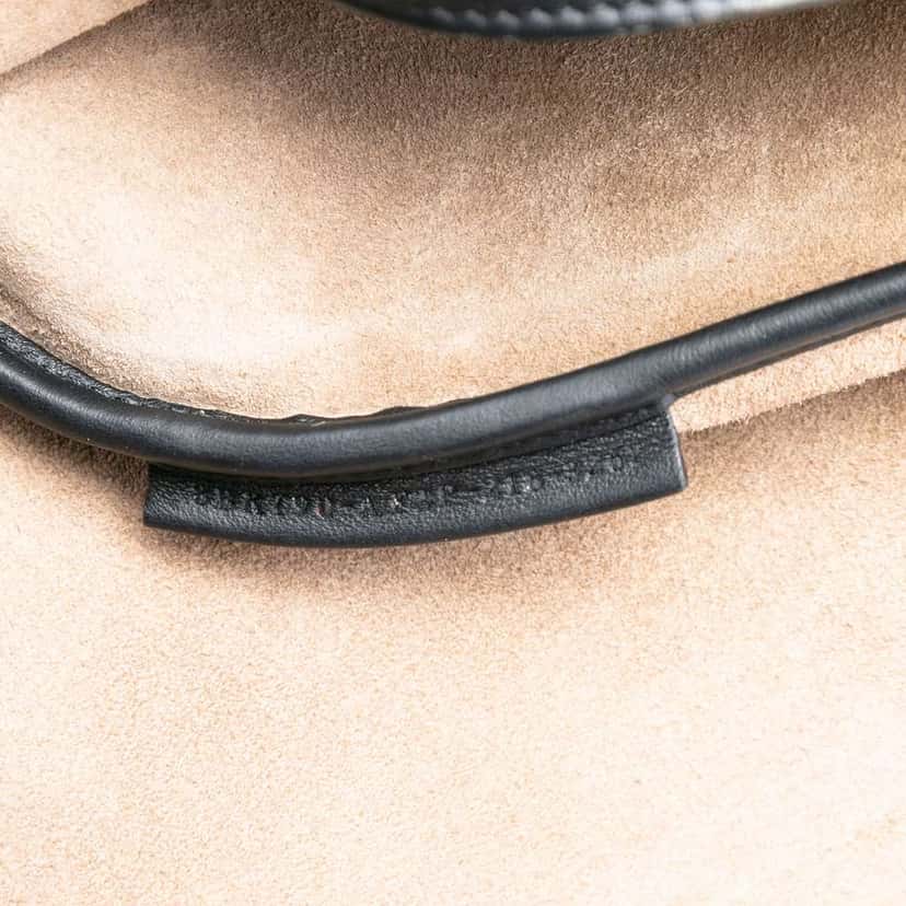 Fendi Small Leather Croissant Hobo Bag Black Leather Good condition - Box View