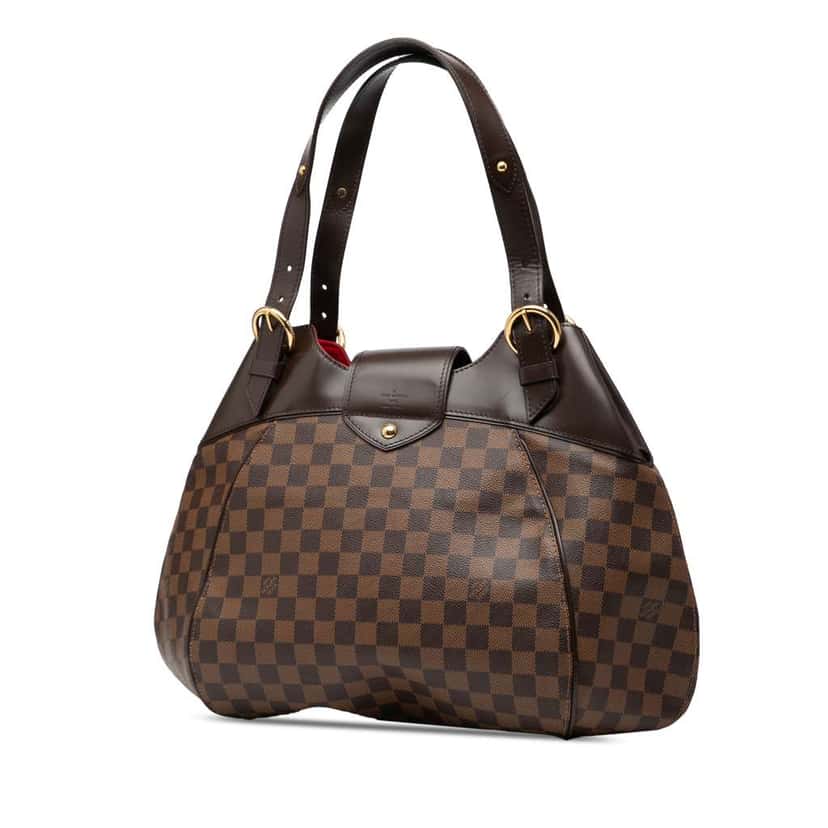 Louis Vuitton Damier Ebene Sistina GM Brown Very good condition - Back View