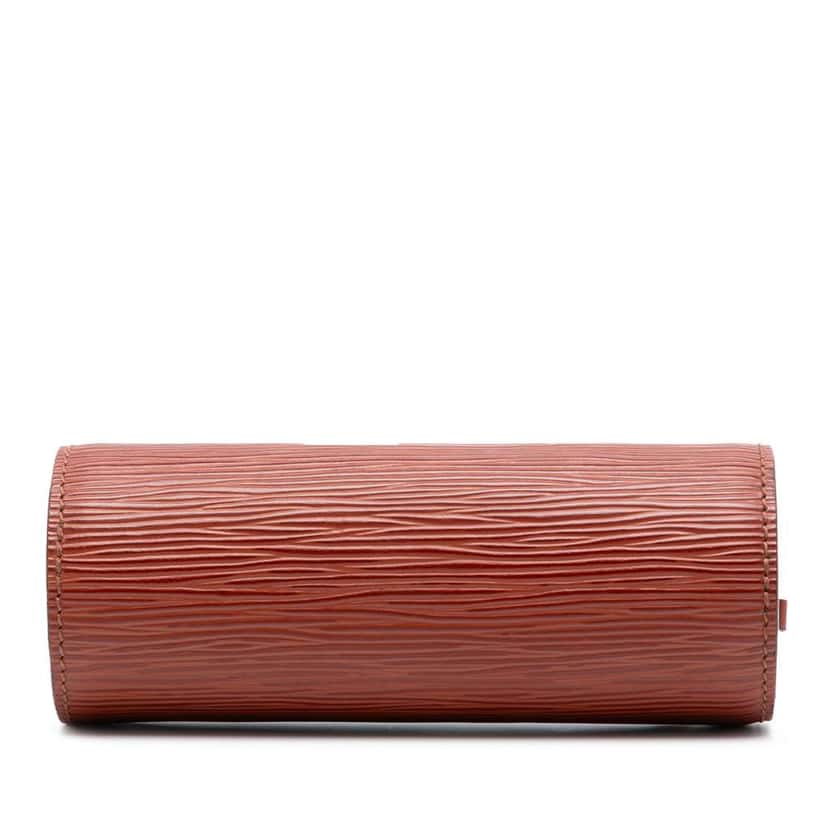 Louis Vuitton Epi Pochette Papillon Brown Leather Good condition - Inside View