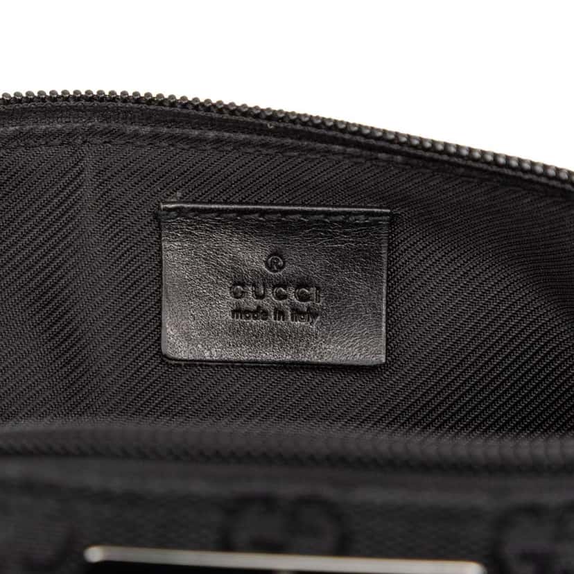 Gucci GG Canvas Boat Black Canvas Good condition - Box View