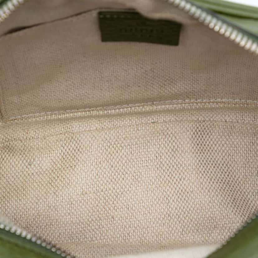 Gucci Leather Soho Disco Crossbody Green Leather Good condition - Model View