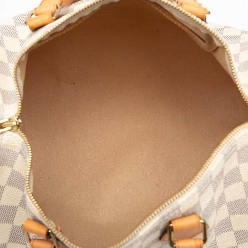Louis Vuitton Damier Azur Speedy 30 White Good condition - Model View