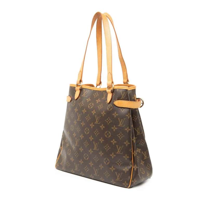 Louis Vuitton Monogram Batignolles Vertical Tote Brown Good condition - Back View