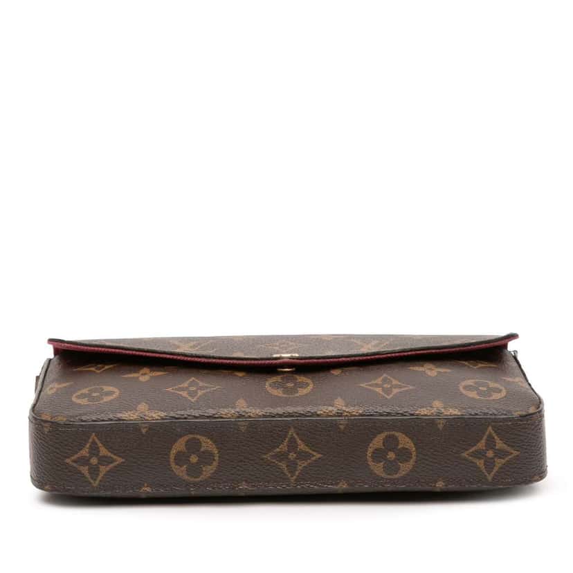 Louis Vuitton Monogram Pochette Felicie Brown Good condition - Inside View