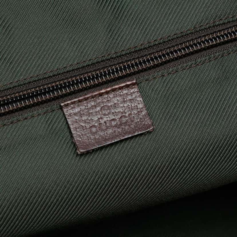 Gucci GG Canvas Web Tote Brown Canvas Good condition - Box View