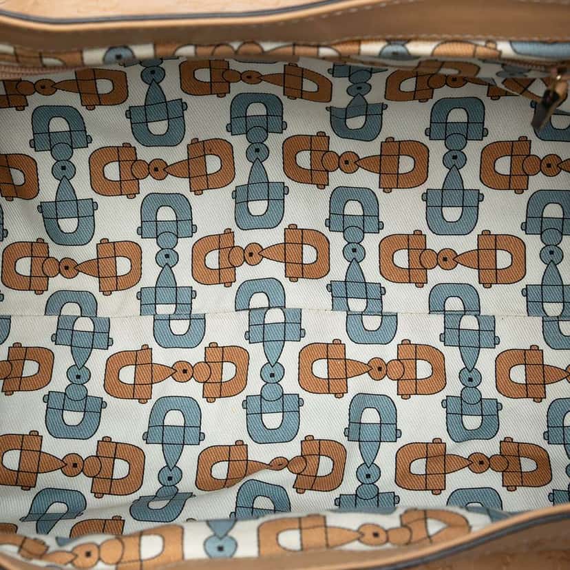 Gucci Guccissima Abbey D Ring Shoulder Bag Brown Leather Good condition - Model View