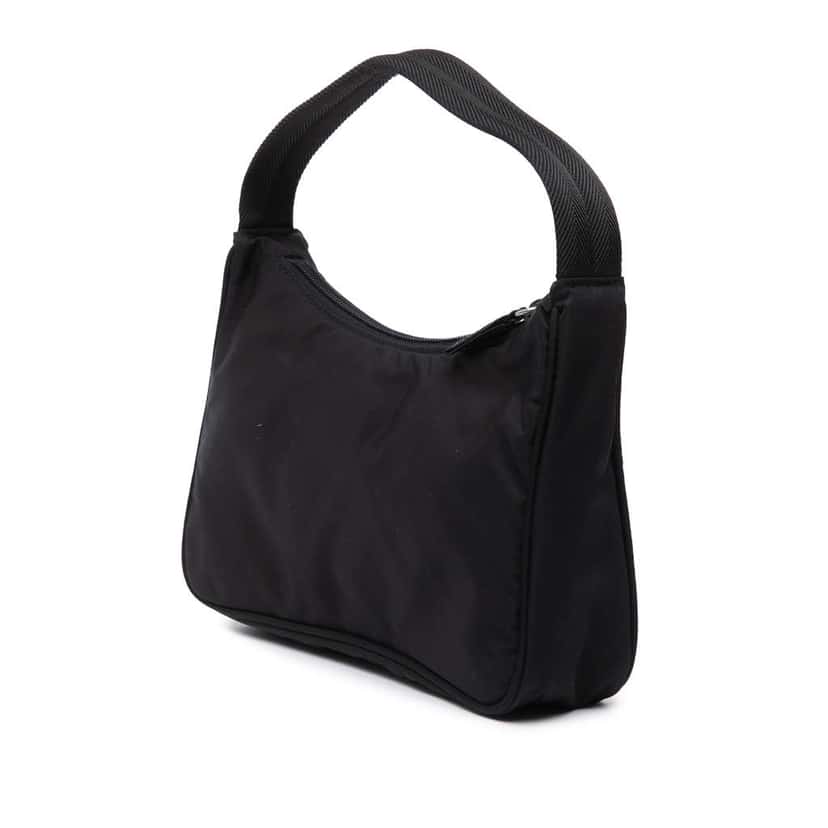 Prada Mini Tessuto Sport Shoulder Bag Black Good condition - Back View