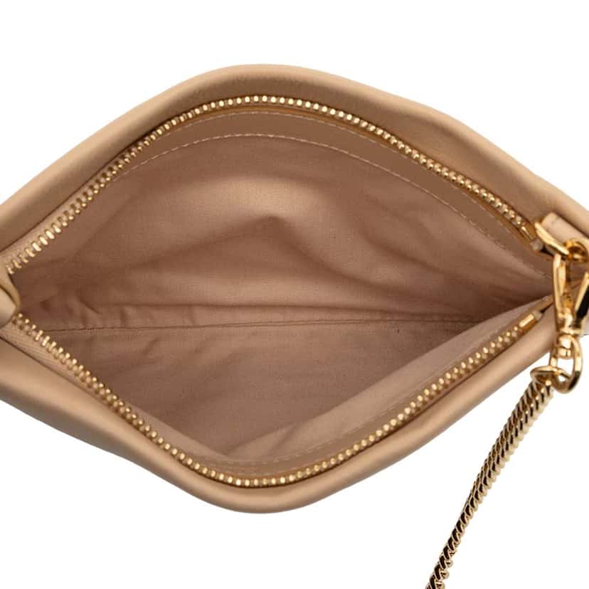 Chloé Mini Leather Roy Clutch Brown Leather Good condition - Model View