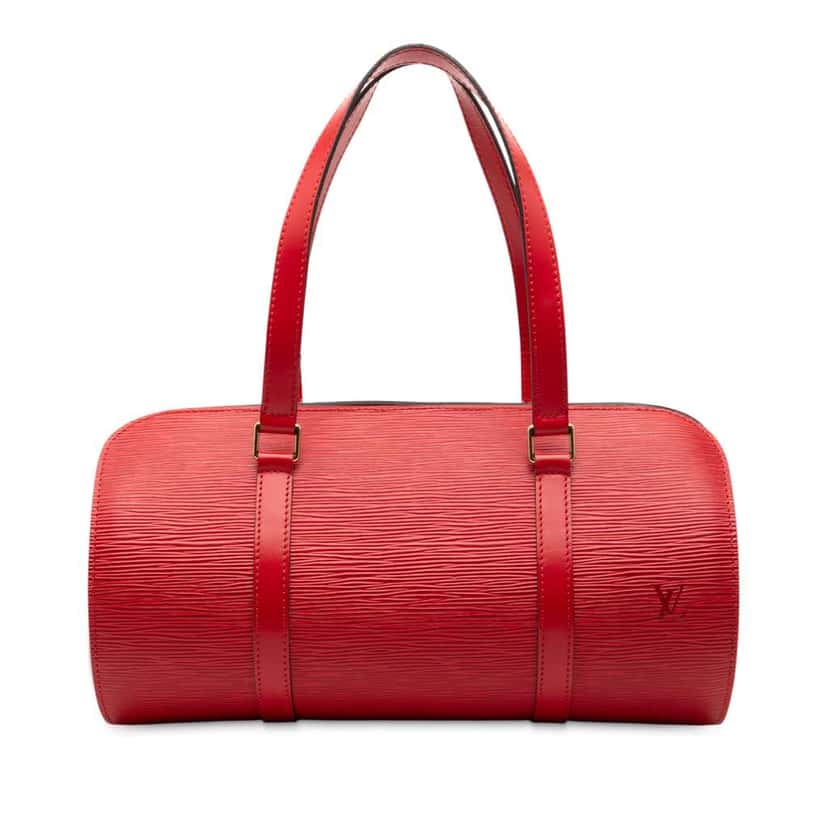 Louis Vuitton Epi Soufflot Red Leather Good condition - Front View