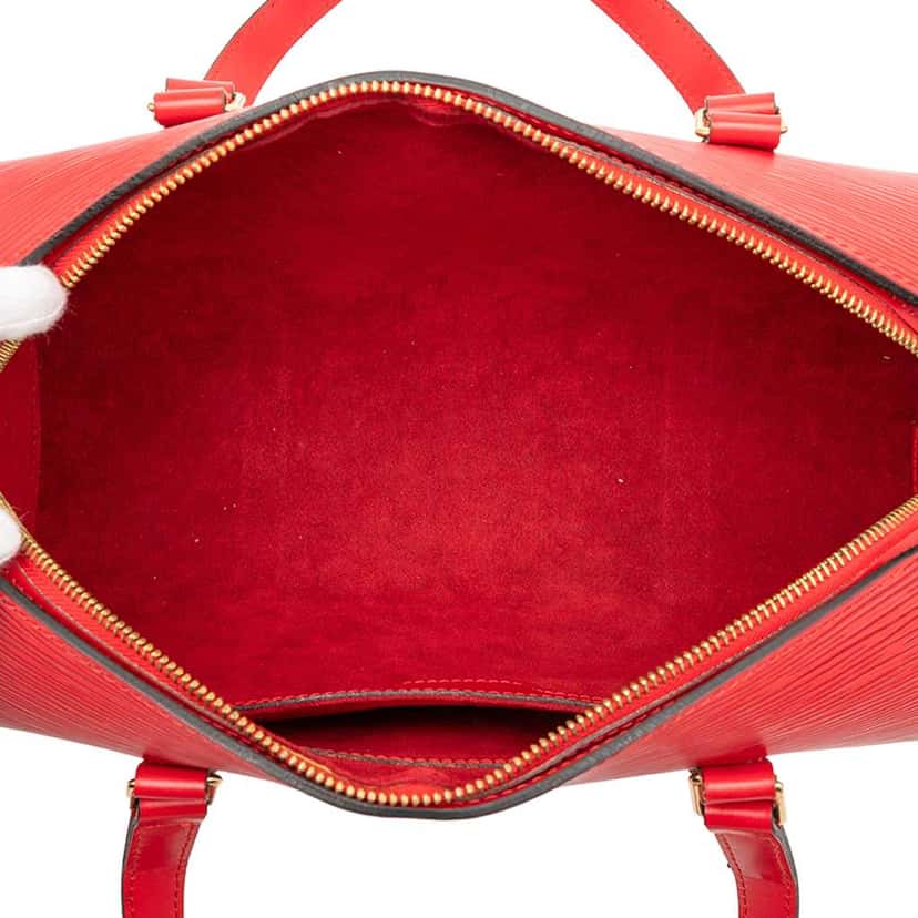 Louis Vuitton Epi Soufflot Red Leather Good condition - Model View
