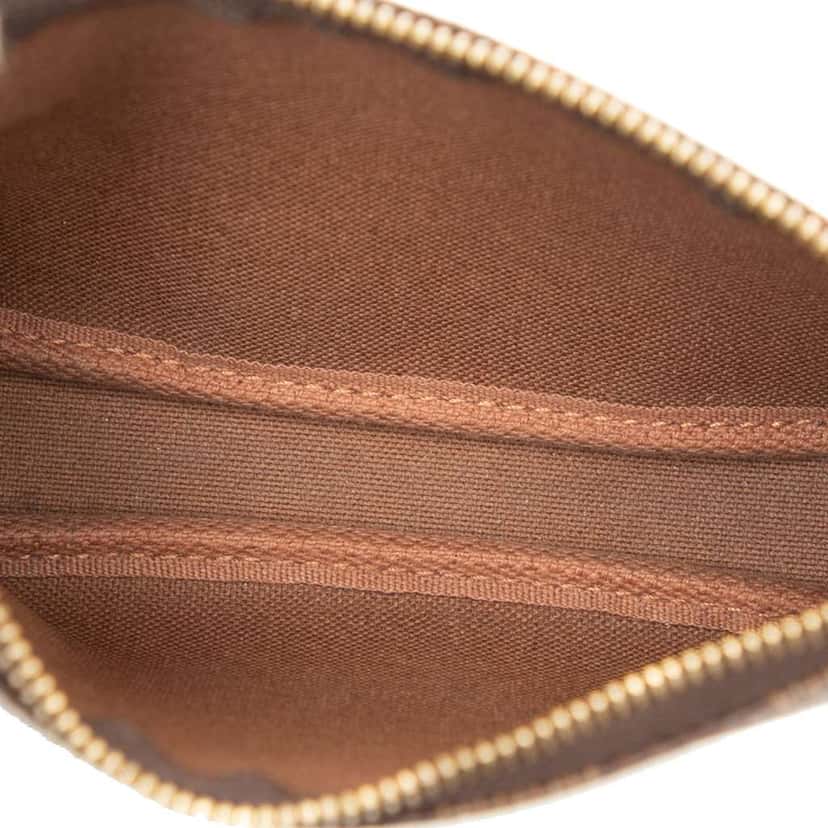 Louis Vuitton Damier Ebene Transatlantic Cruises Mini Pochette Accessoires Brown Good condition - Model View