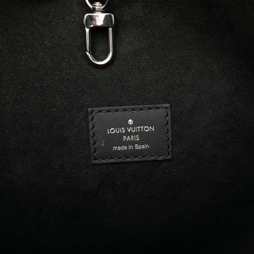 Louis Vuitton Epi Denim Neverfull MM Blue Leather Very good condition - Box View