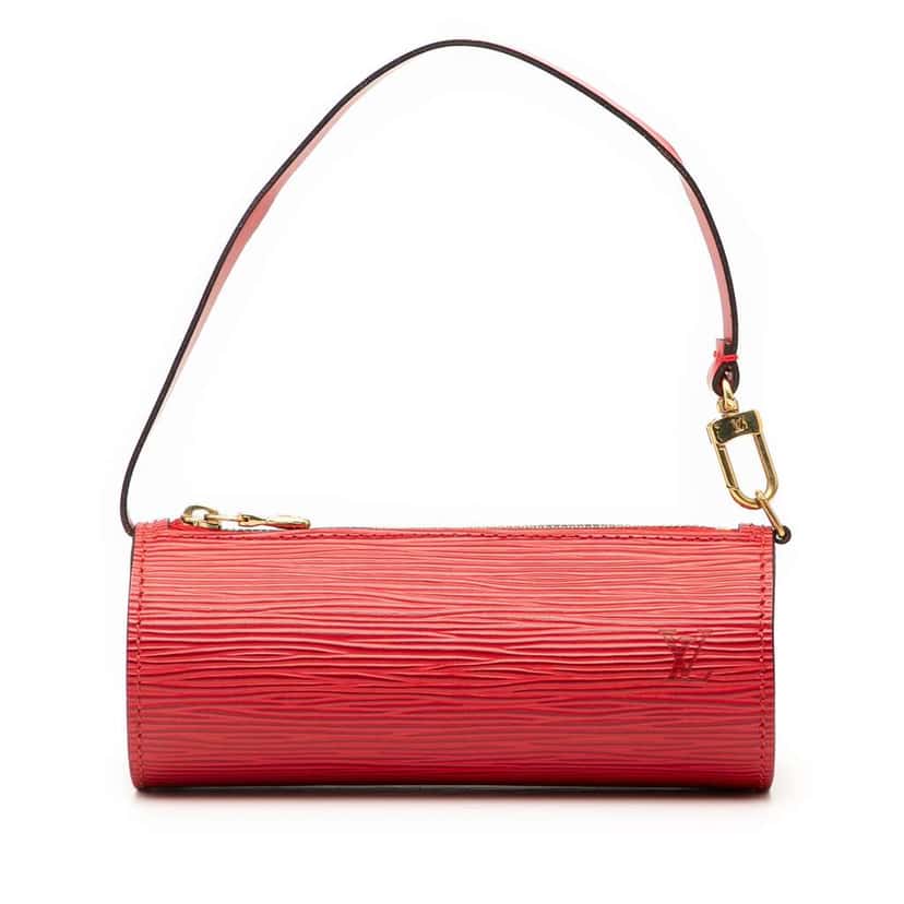 Louis Vuitton Epi Pochette Papillon Red Leather Good condition - Front View