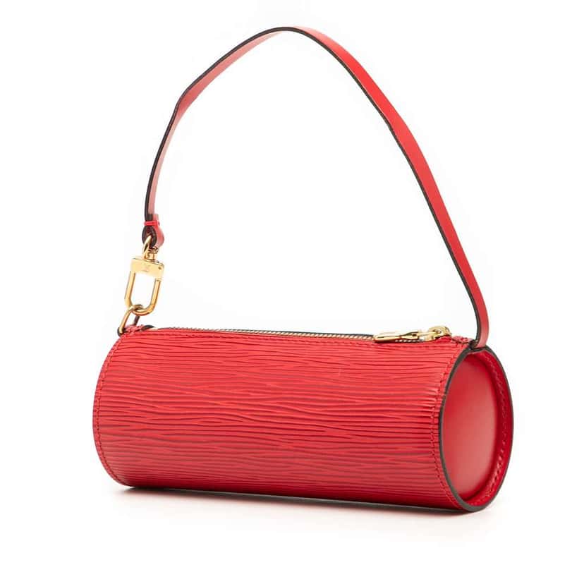 Louis Vuitton Epi Pochette Papillon Red Leather Good condition - Back View
