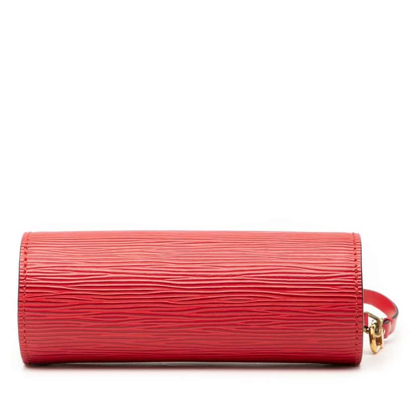 Louis Vuitton Epi Pochette Papillon Red Leather Good condition - Inside View
