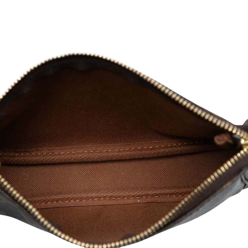 Louis Vuitton Monogram Mini Pochette Accessoires Brown Very good condition - Model View