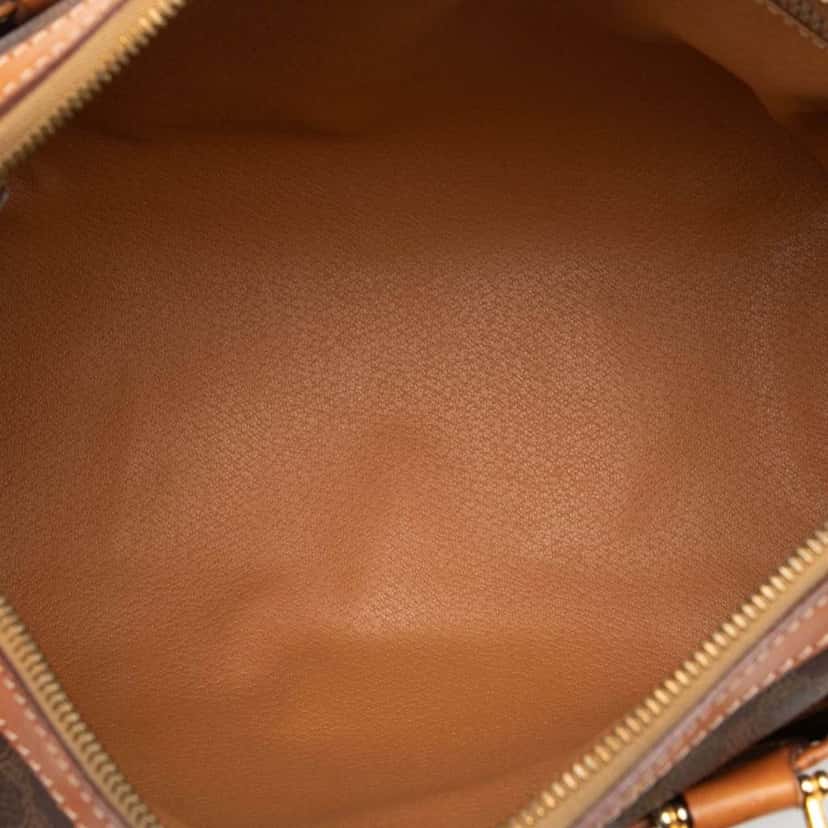 Celine Macadam Coated Canvas Handbag Brown Canvas Good condition - Model View